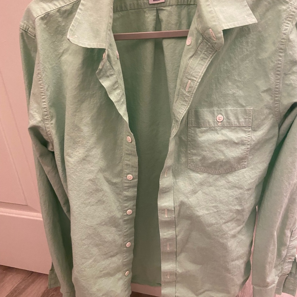 Bonobos Mint Green Casual Button-Down Shirt